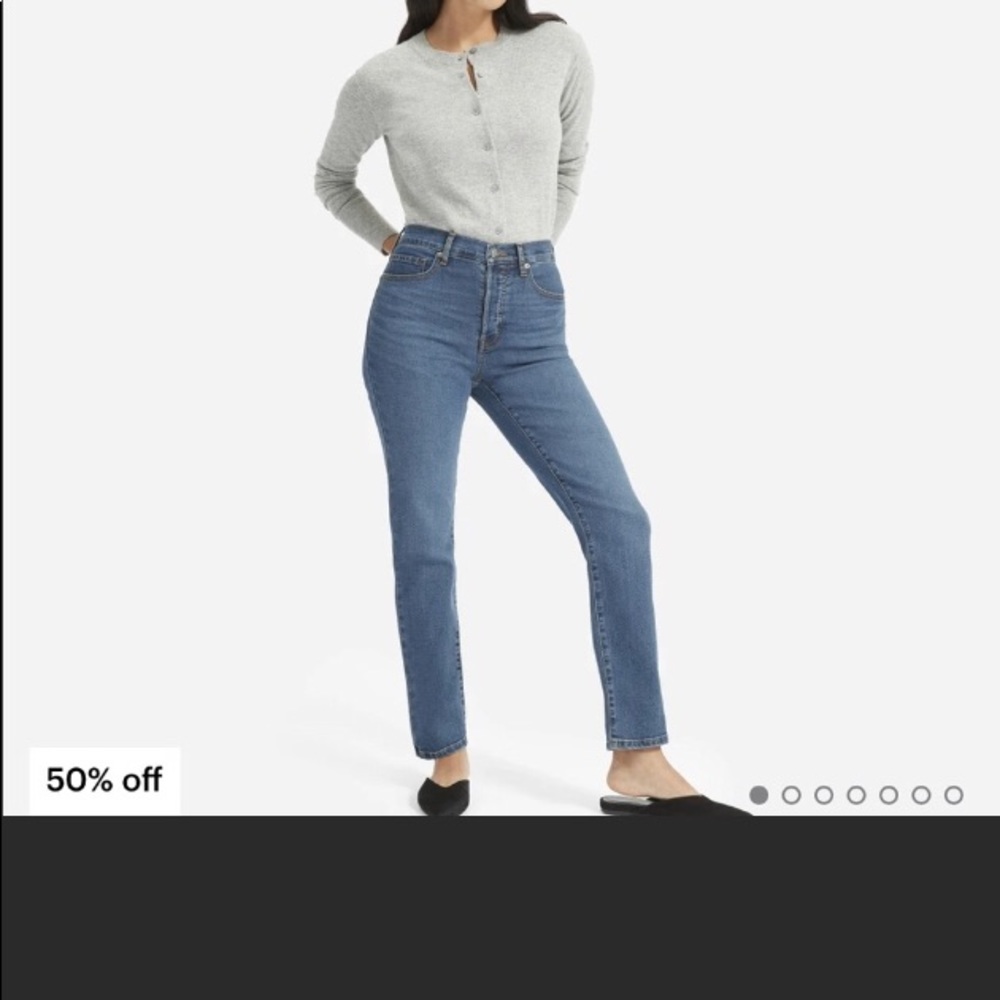 EVERLANE HIGH-RISE SLIM STRAIGHT aka CIGARETTE Jeans 25 Reg